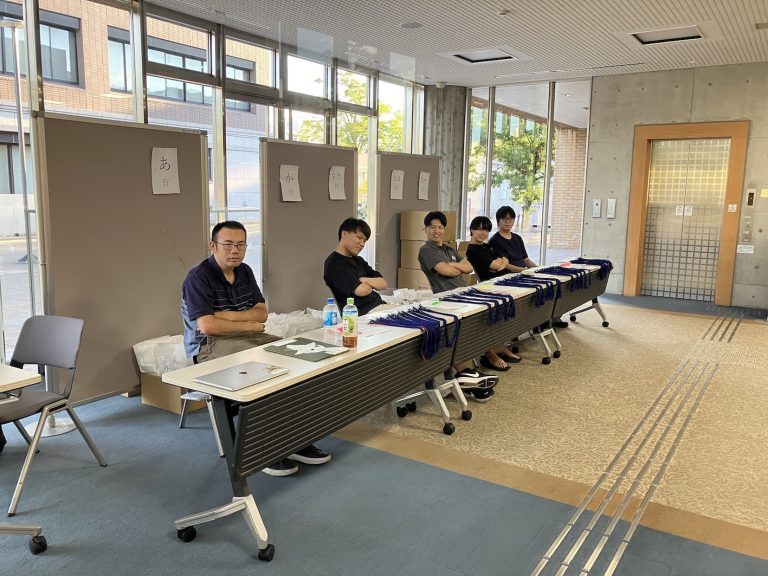 会場準備できました